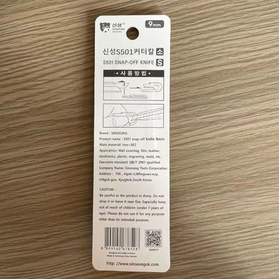 kupować Slide Lock 86mm Wciągający się Noż do cięcia papieru kartonowego produkcja online