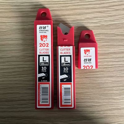 kupować 8 segmentów 18 mm ostrza do cięcia 60° kąt 0,5 mm grubość wydajność cięcia produkcja online