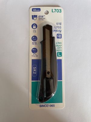 Ergonomiczny noż z aluminium ABS 18 mm Noż użytkowy Custom Blade Guard