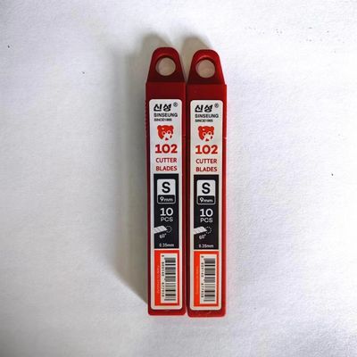 Nóż do papieru 9mm z chowanym ostrzem bezpieczeństwa, wymienne ostrze do precyzyjnego cięcia papieru, kartonu, plastiku