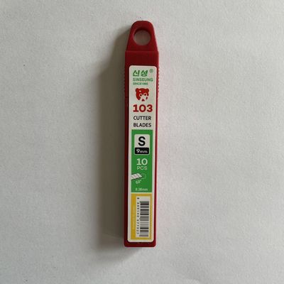 Ostrza do cięcia wykładzin ze stali węglowej 9 mm szerokości 0,38 mm 60 stopni SK2