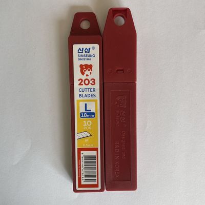 18 mm Ostrzeżenie ostrza 60 stopni Sinseung L203 kąt 0,5 mm grubość