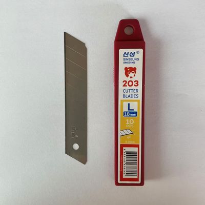 Noże do gratowania pod kątem 60 stopni, ostrza 18 mm, wytrzymałe, 8 segmentów, stal węglowa SK2