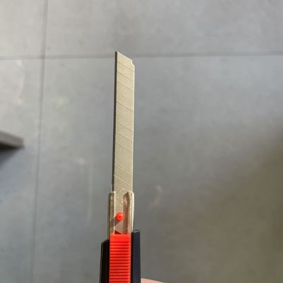 12 segmentów 9mm Noż do cięcia dywanu ostrze 0,35mm grubość 60 stopni kąt do precyzyjnego cięcia