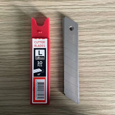 18 mm ostrza do gładkiego i bezproblemowego cięcia Szerokość 18 mm SK2 Stali wysokiego węgla Grubość 0,5 mm