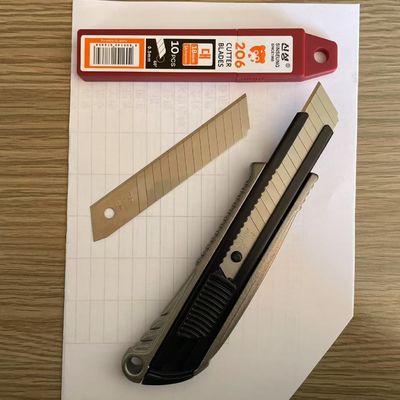 Noże użytkowe Długotrwałe ostrza noża 18 mm dla entuzjastów DIY